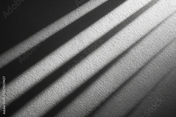 Obraz Diagonal shadow stripes on textured wall