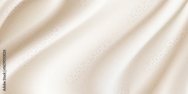 Fototapeta Abstract golden silk vector background luxury white cloth or liquid waveAbstract or white fabric texture background. Cloth soft wave. Creases of satin, silk, and Smooth elegant cotton.