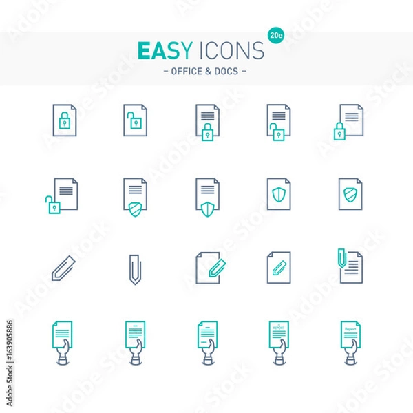 Obraz Easy icons 16e Docs