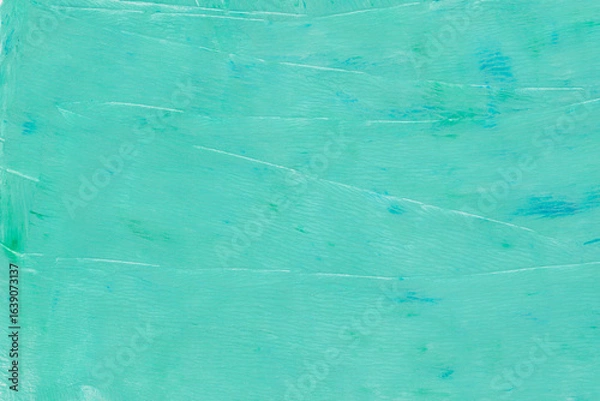 Obraz turquoise painted on paper background texture