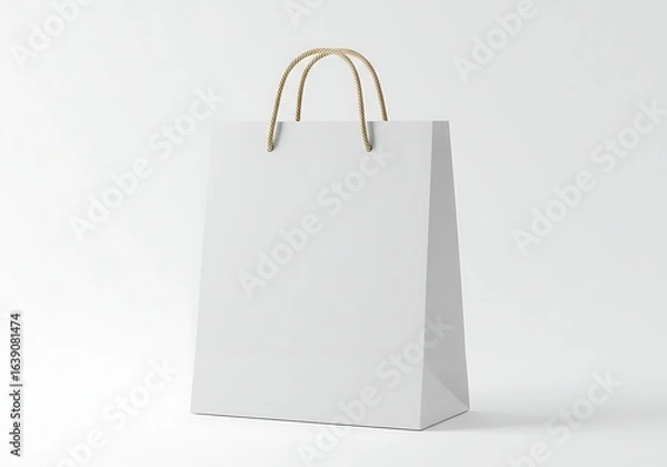 Obraz paper bag isolated on white