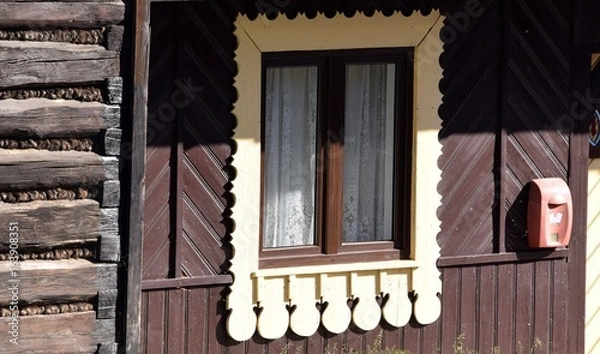 Obraz Wiejskie chaty - okna