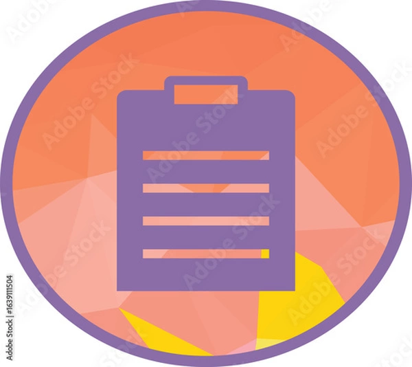 Obraz Real estate documentation icon featuring a house and document symbol. Perfect for property contracts, legal paperwork, mortgage agreements, housing records, and real estate business branding