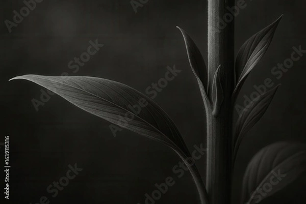 Fototapeta A Study in Contrast and Texture