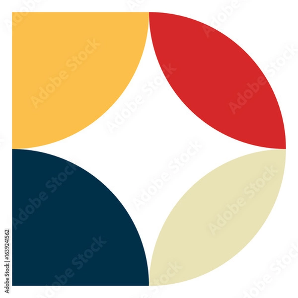 Obraz Abstract Bauhaus Shape