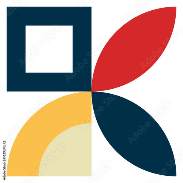 Obraz Abstract Bauhaus Shape