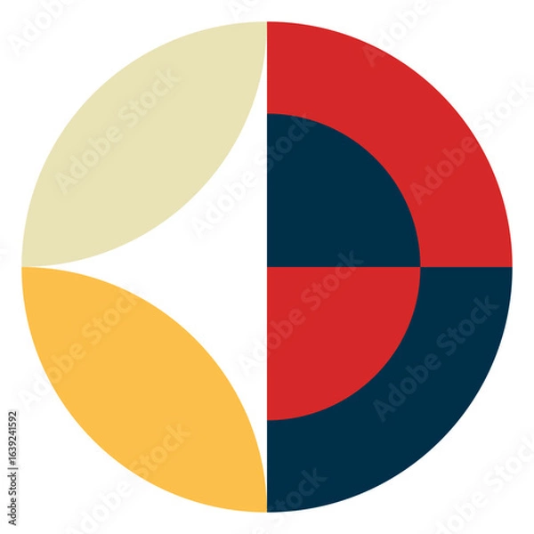 Obraz Abstract Bauhaus Shape