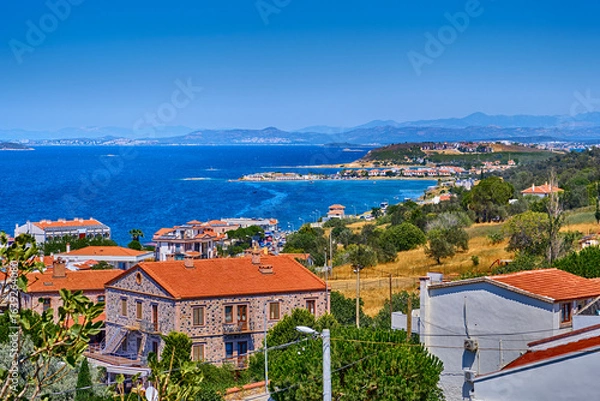 Fototapeta View of Cunda Island