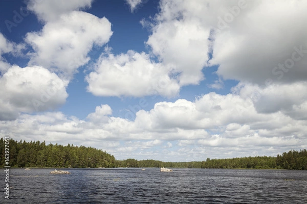 Obraz Hyllsjon lake landscape