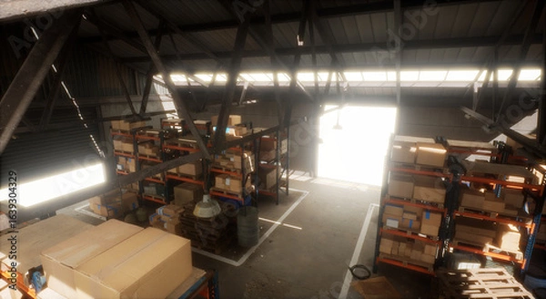 Obraz 倉庫　荷の眠る場所