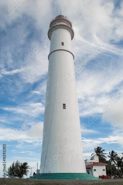Obraz lighthouse with bright sky