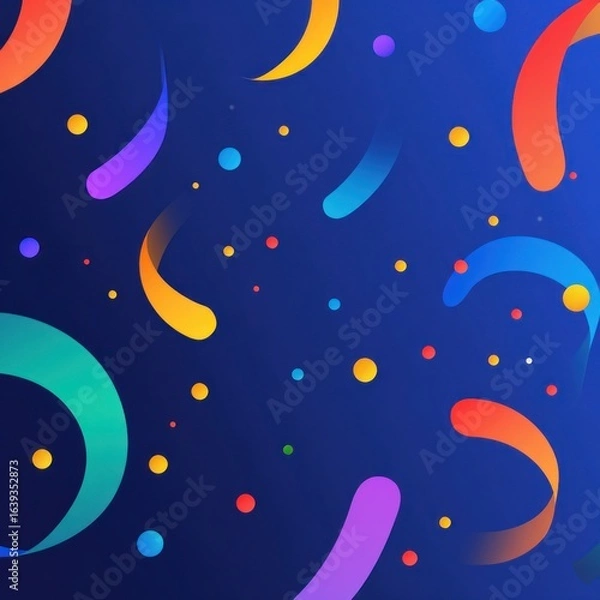 Obraz success celebration background design