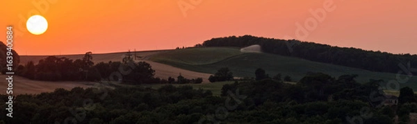 Obraz Coucher de soleil orange