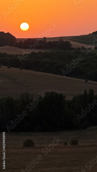 Obraz Orange et campagne
