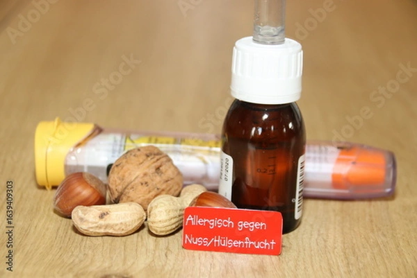 Fototapeta Nussallergie