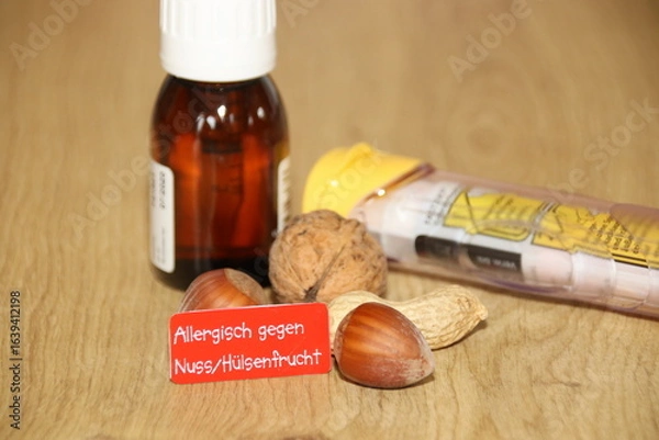 Fototapeta Nussallergie