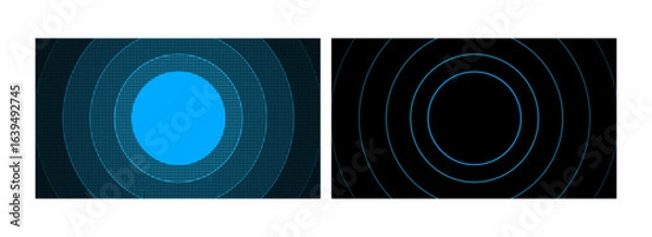 Obraz blue  cartooon background pixel design