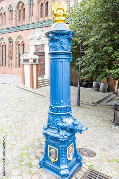 Obraz Eine alte Handpumpe in Stettin