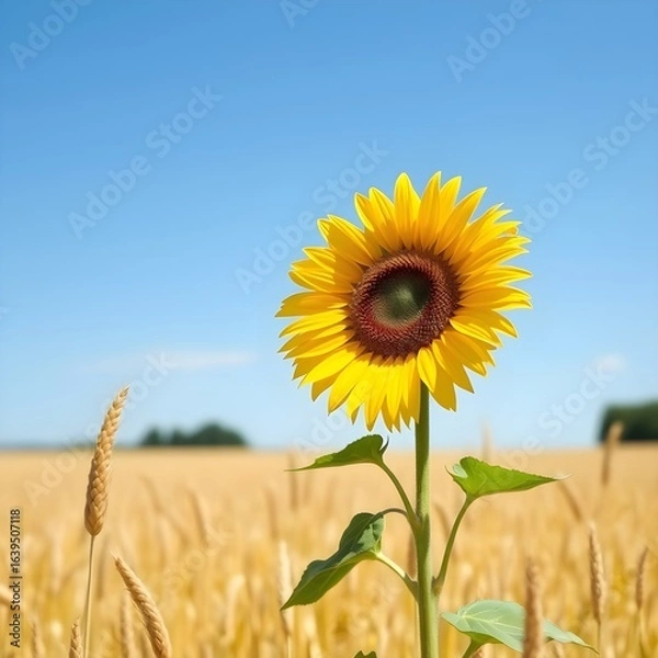 Fototapeta sunflower in the field