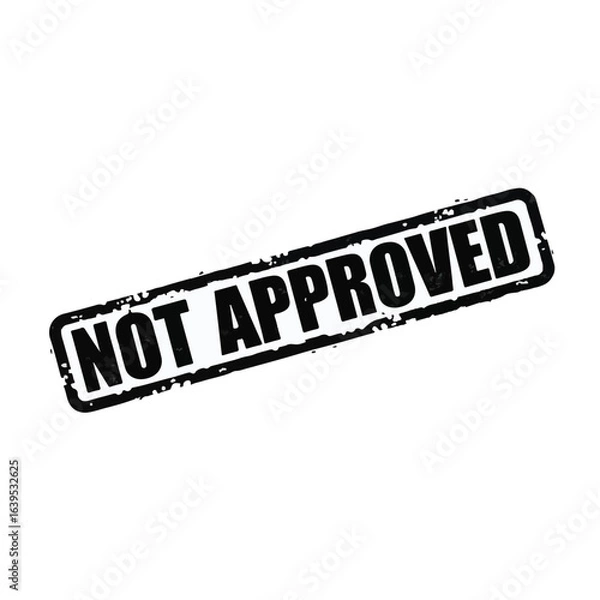 Obraz High-Quality Vector Illustration of Four Colorful Rubber Stamp Designs with Textured Ink Effect on White Background