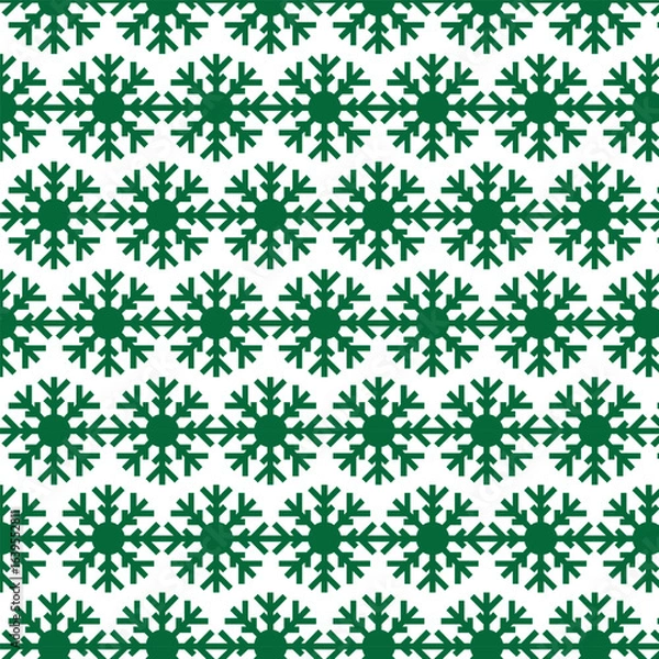 Fototapeta seamless pattern with green leaves