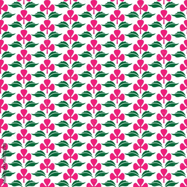 Fototapeta seamless floral pattern