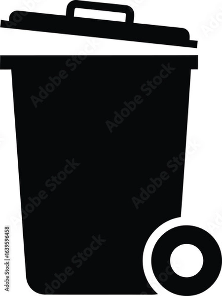 Obraz trash can isolated