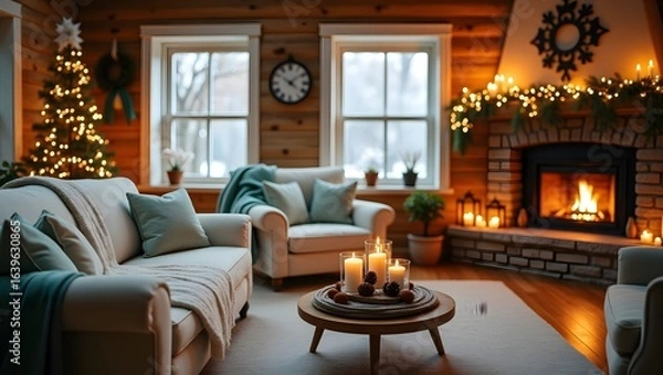 Fototapeta living room interior