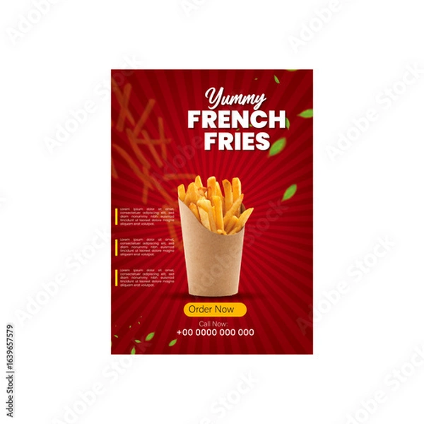 Fototapeta Corporate identity template with vector business card design and marketing layout