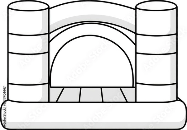 Obraz Inflatable castle bounce house (1)