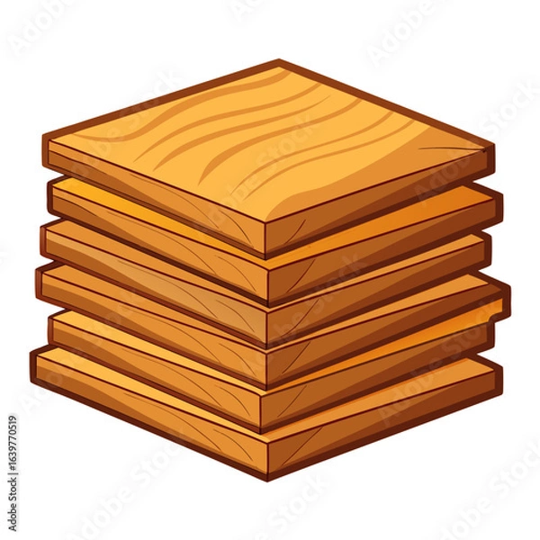 Fototapeta stack of woods