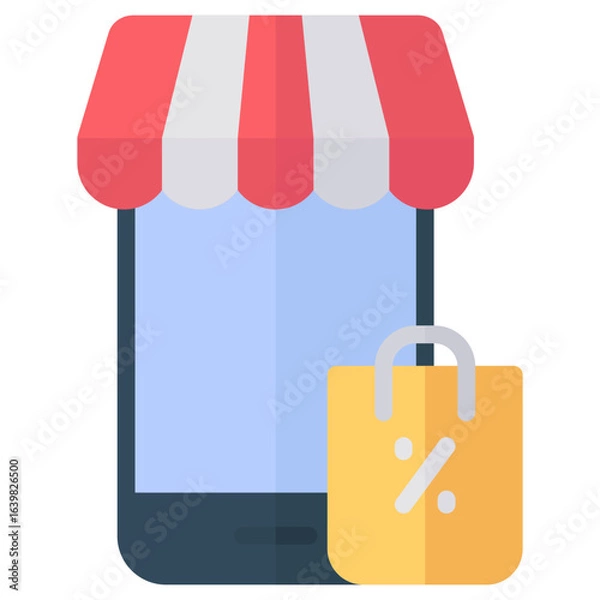 Obraz Online Shopping Icon