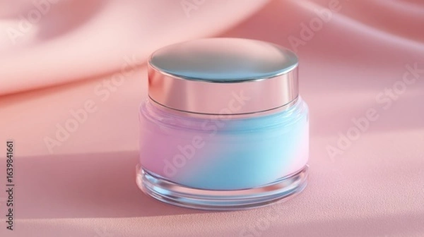 Fototapeta bottles of perfume mockup work your design high quality image Generative AI  