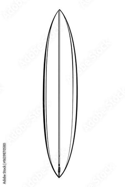 Fototapeta Abstract, symmetrical, dark shape, two ovals,  vertical axis,  subtle highlights