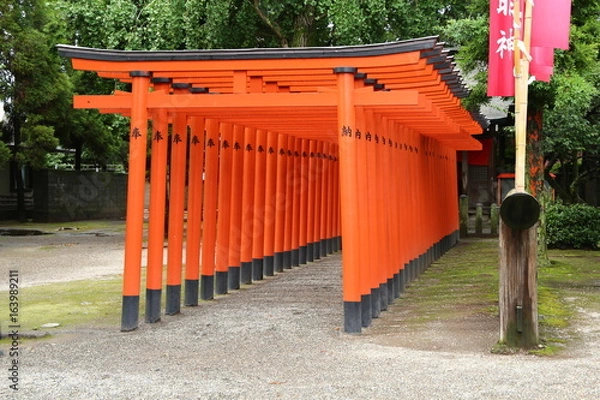 Fototapeta 水前寺公園の稲荷神社