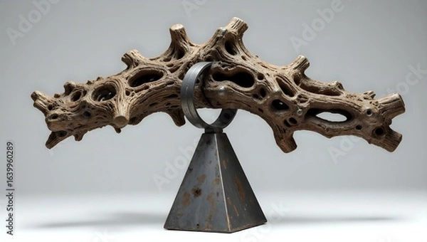 Fototapeta Unique sculptural form emphasizing nature s intricacies