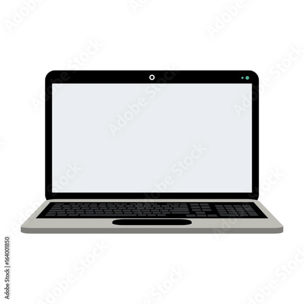 Fototapeta laptop computer icon image