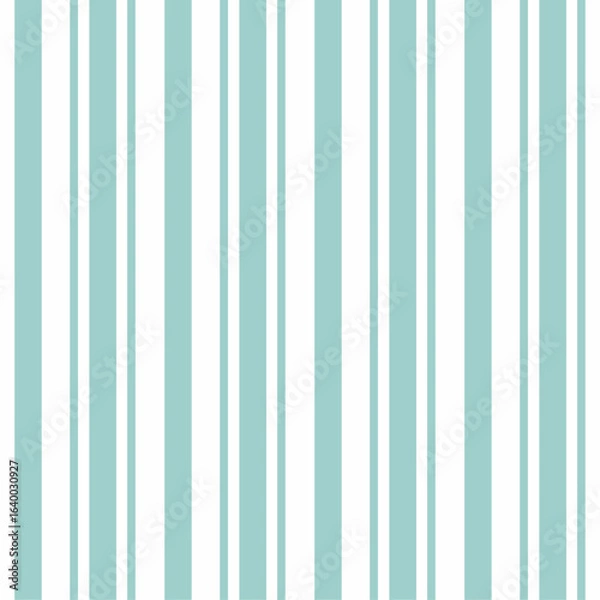 Fototapeta Fresh vertical stripe pattern in aqua blue and white tones