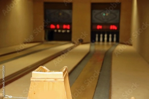 Fototapeta Kegelbahn