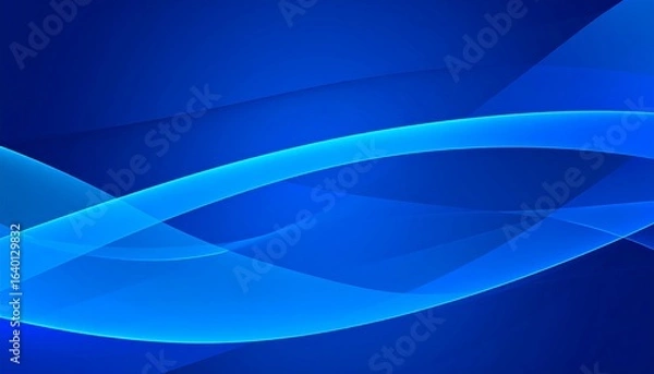 Obraz Abstract blue wave design