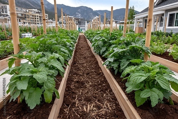 Obraz Closeup tomato plant with fruits high resolution picture