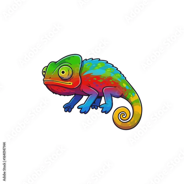 Obraz Colorful chameleon
