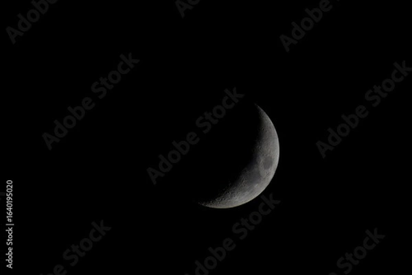 Obraz Waxing Crescent Moon over Texas