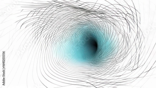 Obraz Abstract tunnel design