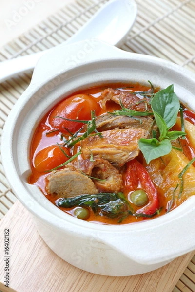 Fototapeta Roasted Duck Red curry