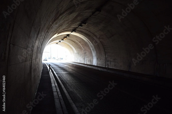 Fototapeta 自動車道用トンネル