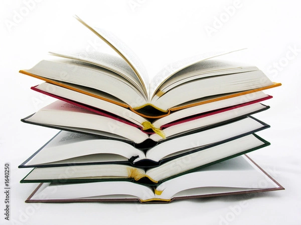 Obraz pile de livres ouverts