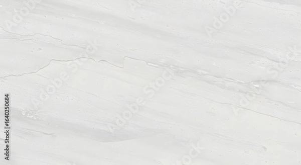 Fototapeta White marble slab surface pattern, AI generated