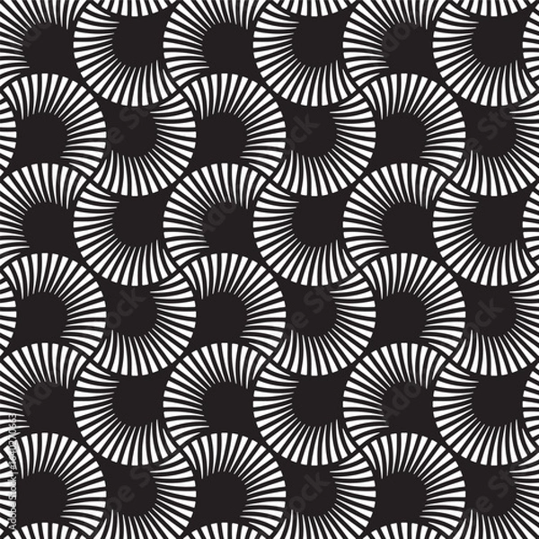 Fototapeta Seamless Art Deco Pattern Texture Wallpaper Background