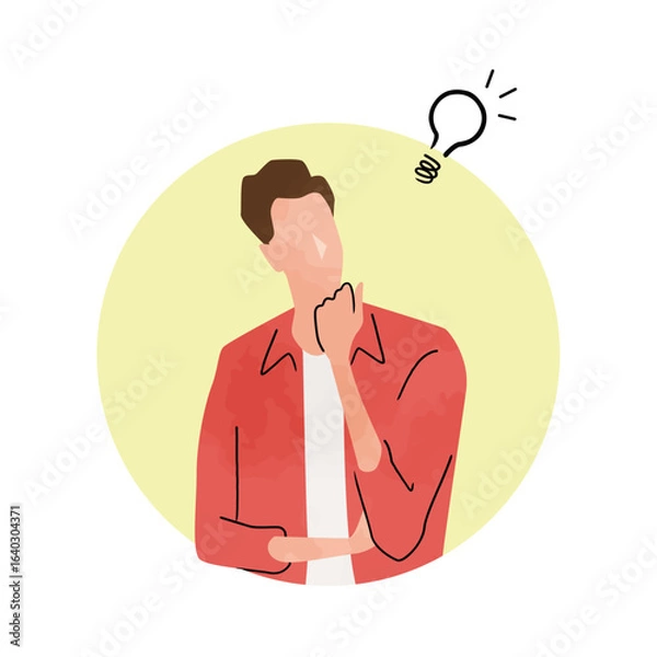 Fototapeta 人物アイコン_日常